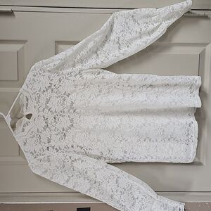 White Lace Blouse